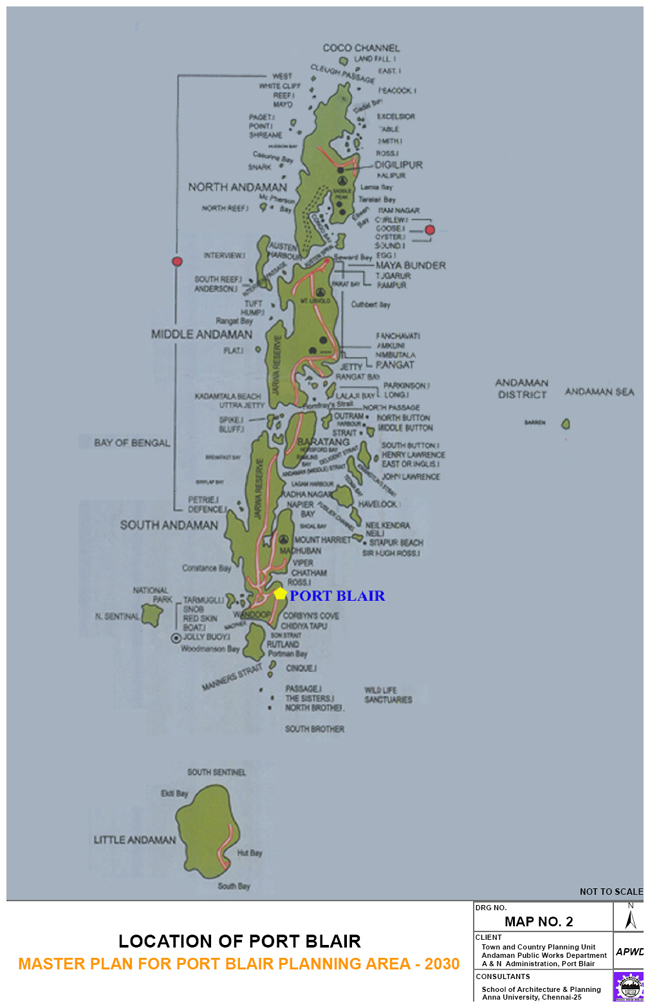 Port Blair Location