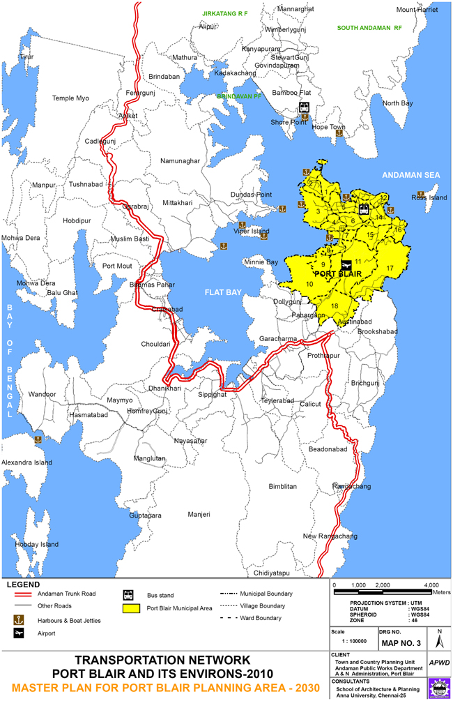 Transportation Network of Port Blair