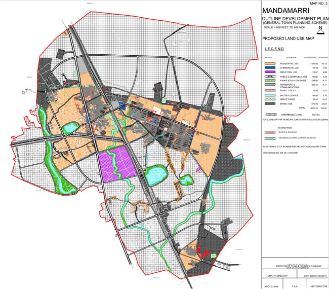 Mandamarri Master Development Plan Map
