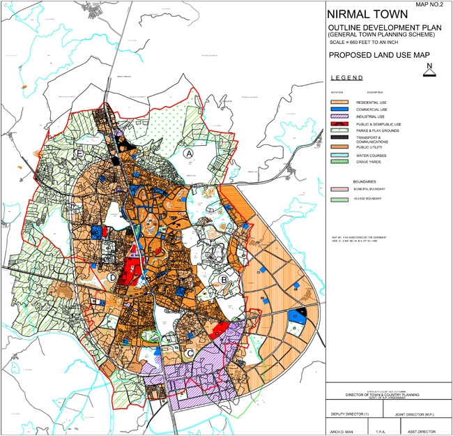 Nirmal Master Development Plan Map
