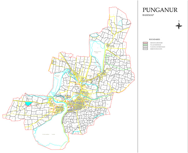 Punganur Base Map