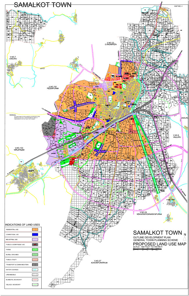 Samalkot Master Development Plan Map