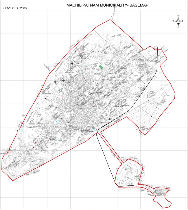 Machilipatnam Base Map