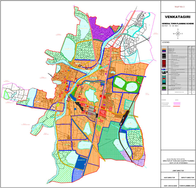 Venkatagiri Master Development Plan Map