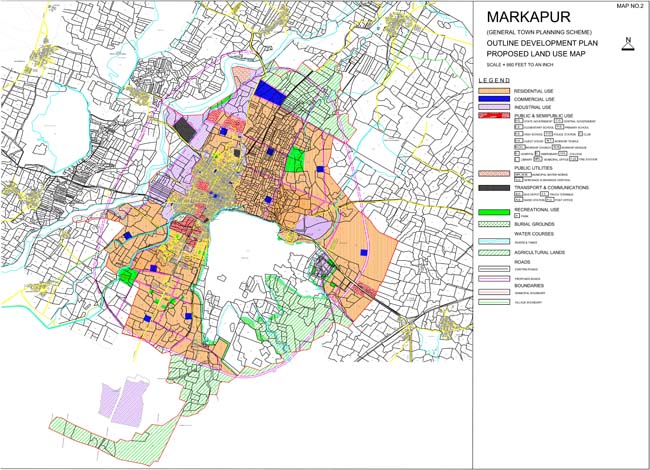 Markapur Master Development Plan Map