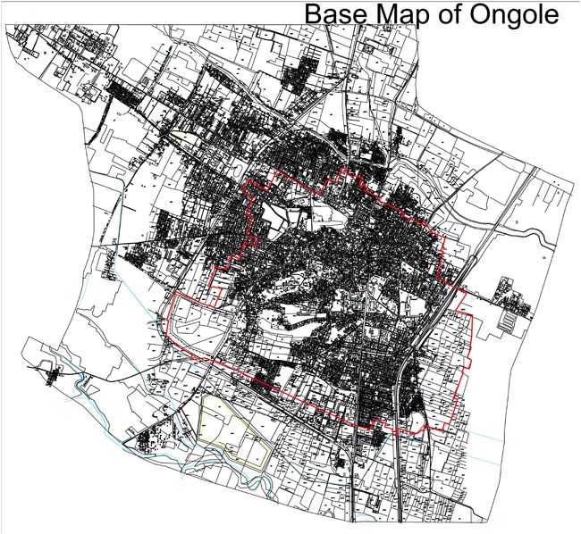 Ongole Base Map