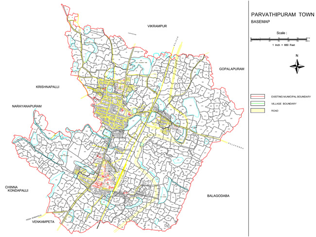 Parvathipuram Base Map