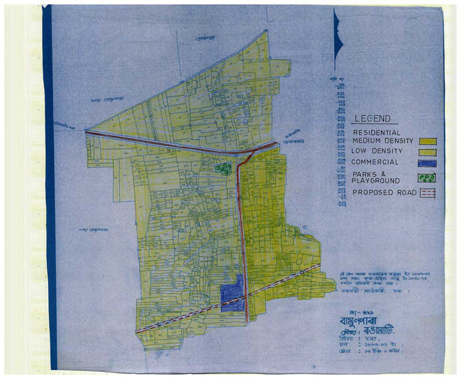 Bamunpara Rangamati Mouza Map