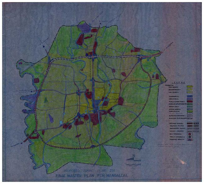 Mangaldoi Master Development Plan Map