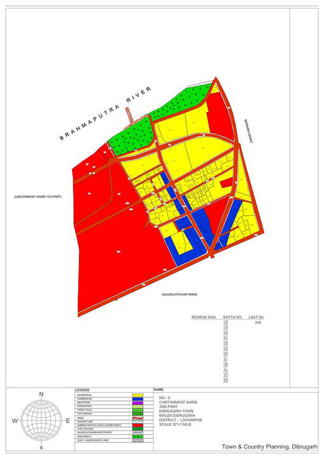 Cantonment Ward Part-2 Map