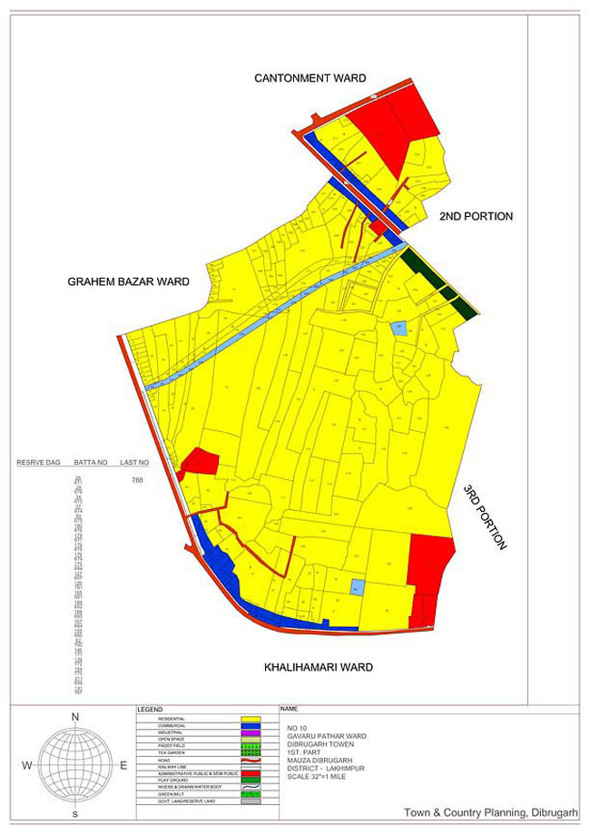 Gavaru Pathar Ward Portion-1 Map