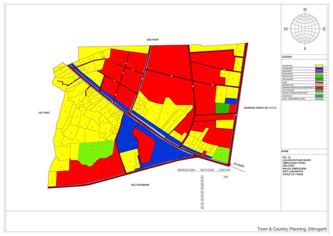 Gavaru Pathar Ward Portion-3 Map
