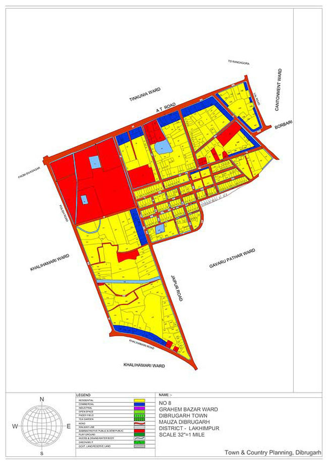 Grahem Bazar Ward Map