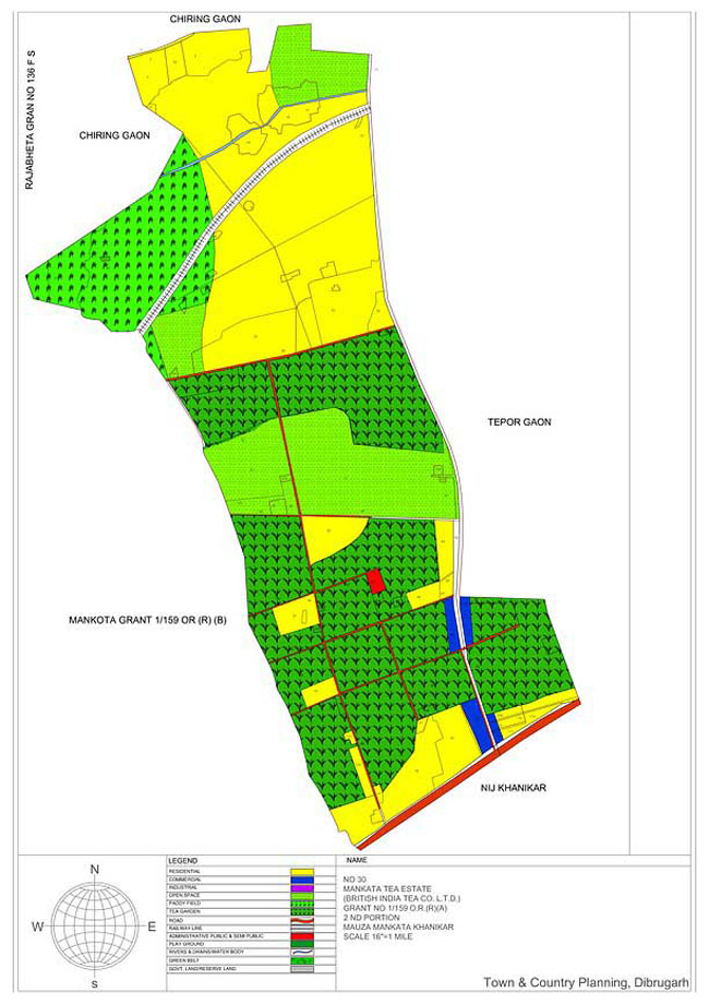 Mankata Tea Estate Grant 1-159 portion-2 Map