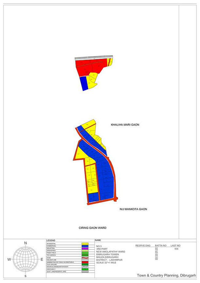 New Amolapatty Ward 3rd Portion Map
