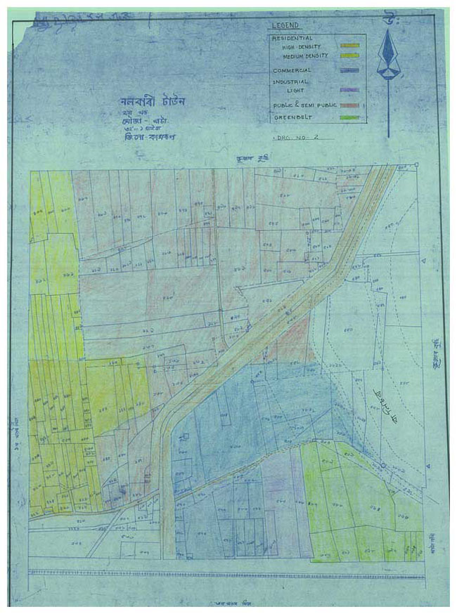 Nalbari Town Land Use Plan Map-2