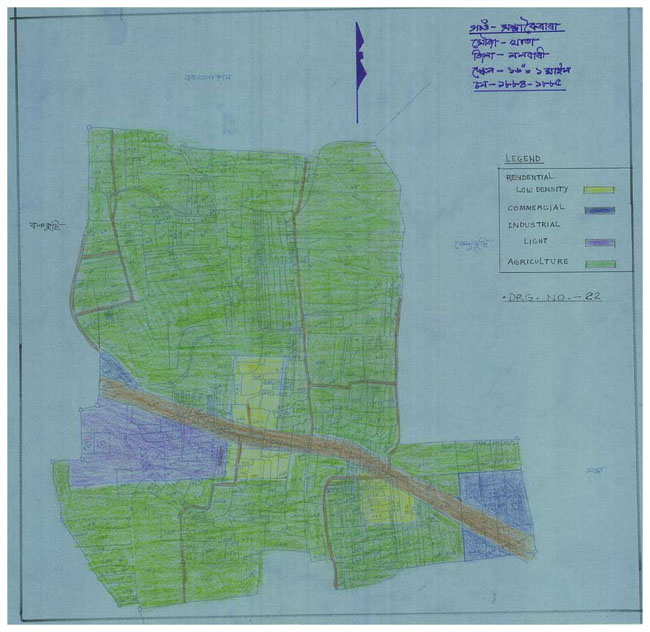 Sandhakoirara Land Use Plan Map