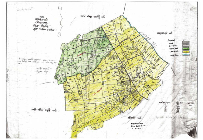 Dehingia Gaon Map
