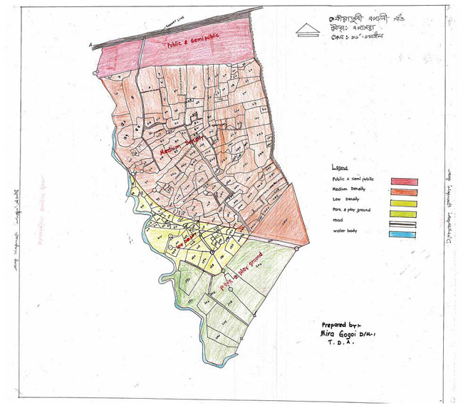 Dhekiajuri Bongali Gaon Map