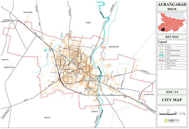 Aurangabad City Map