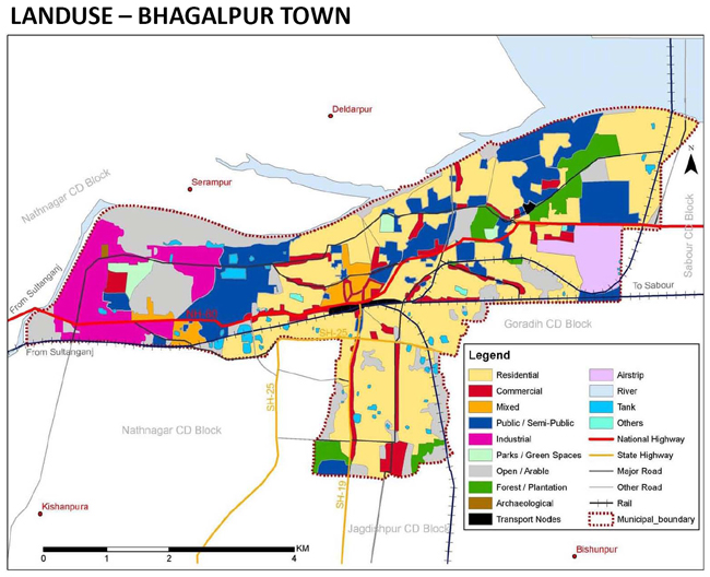 Bhagalpur Land Use Map