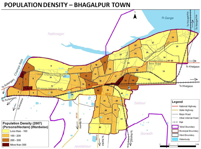 Bhagalpur Population Density