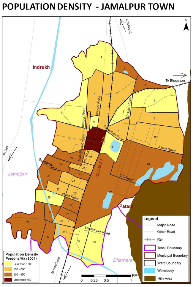 Jamalpur Population Density