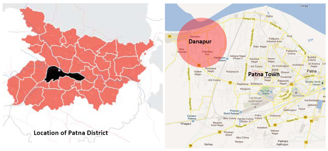 Danapur Patna Bihar Location