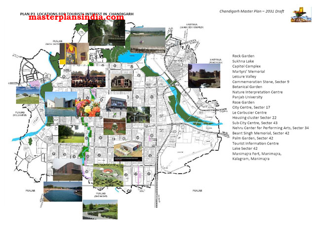 Tourist Interest Locations in Chandigarh