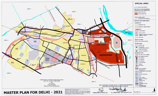 Delhi Special Area Master Plan Map