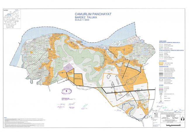 Camurlim Bardez Regional Development Plan Map