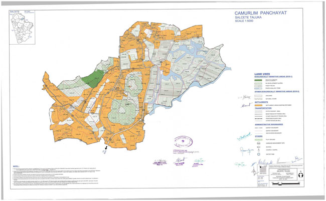 Camurlim Salcette Regional Development Plan Map