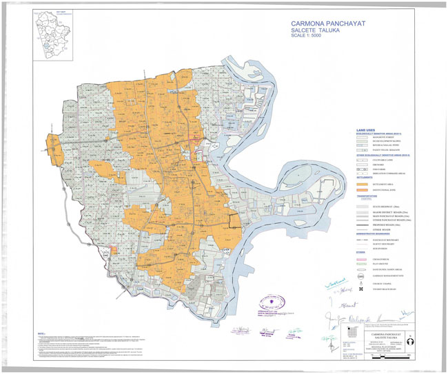 Carmona Salcette Regional Development Plan Map