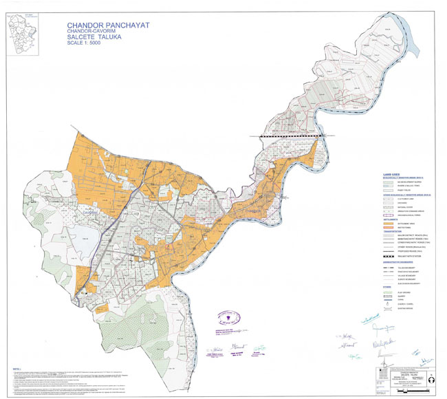 Chandor Salcette Regional Development Plan Map