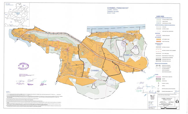 Chimble Tiswadi Regional Development Plan Map