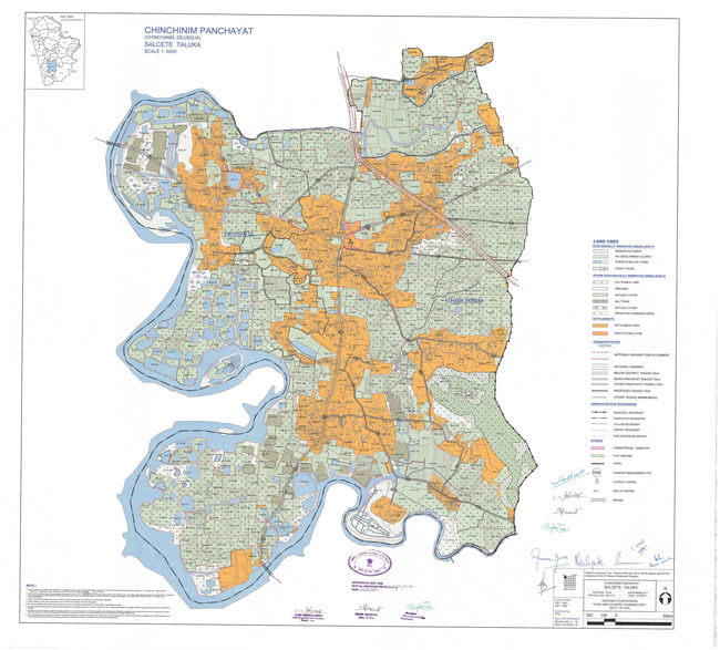 Chinchinim Salcette Regional Development Plan Map