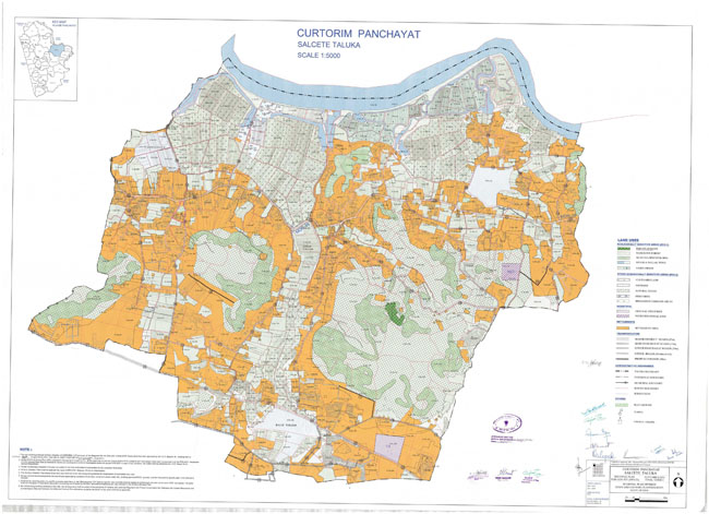 Curtorim Salcette Regional Development Plan Map