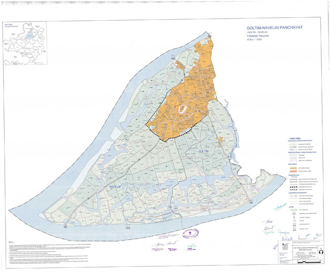 Goltim Navelim Tiswadi Regional Development Plan Map