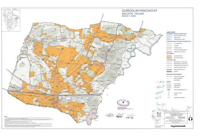 Guirdolim Salcette Regional Development Plan Map