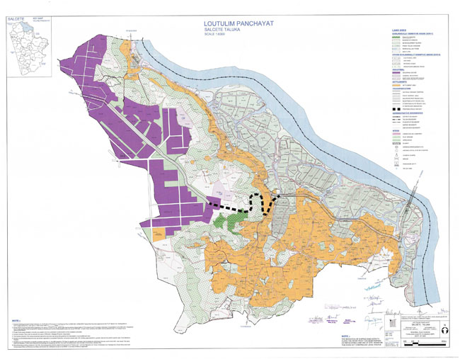 Loutulim Salcette Regional Development Plan Map