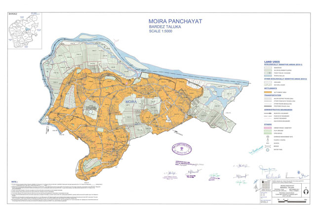 Moira Bardez Regional Development Plan Map