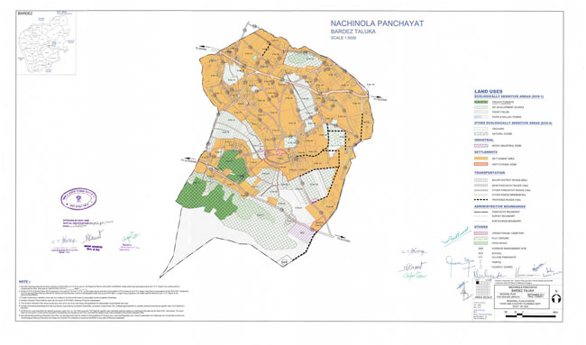 Nachinola Bardez Regional Development Plan Map