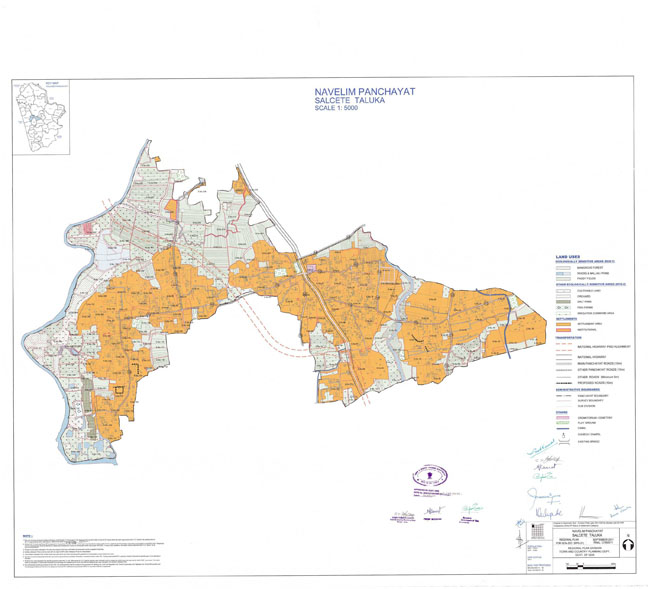 Navelim Salcette Regional Development Plan Map