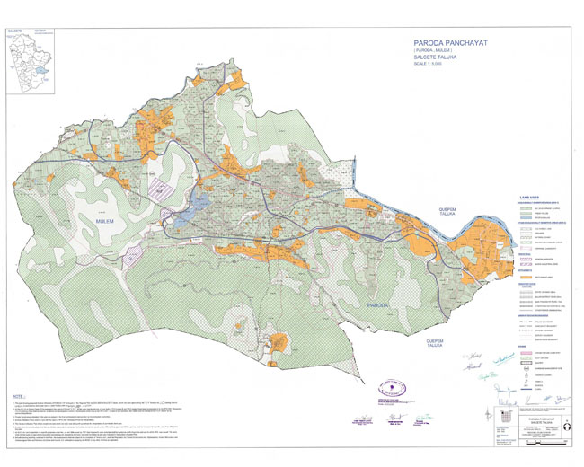 Paroda Salcette Regional Development Plan Map