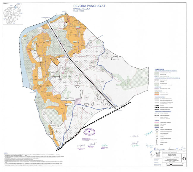 Revora Bardez Development Plan Map