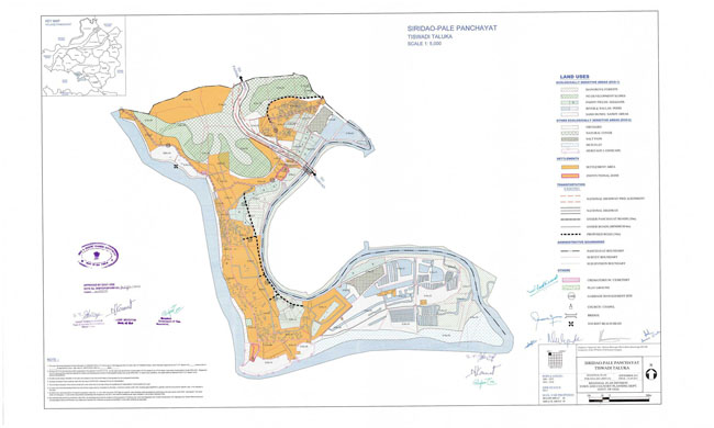 Siridao Pale Tiswadi Regional Development Plan Map