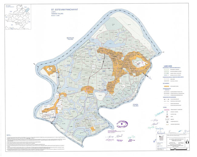 ST Estevam Tiswadi Regional Development Plan Map