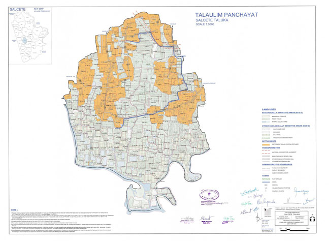 Talaulim Salcette Regional Development Plan Map