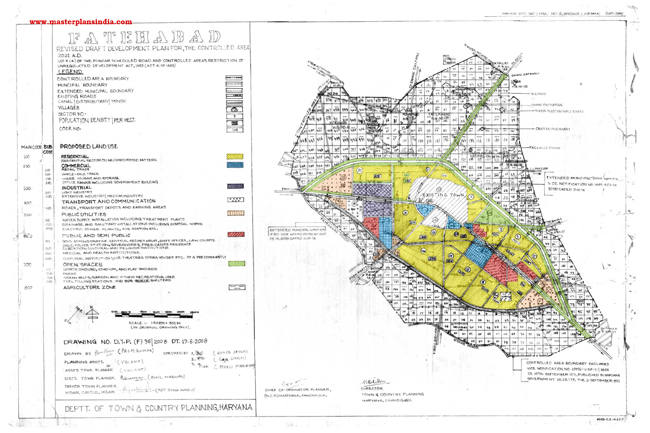 Fatehabad Master Plan 2021 Map