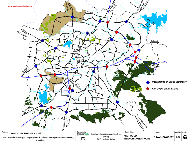 Ranchi Proposed Interchange ROBs